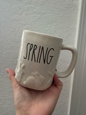 Spring Bunny Ceramic Coffee Mug - Rae Dunn